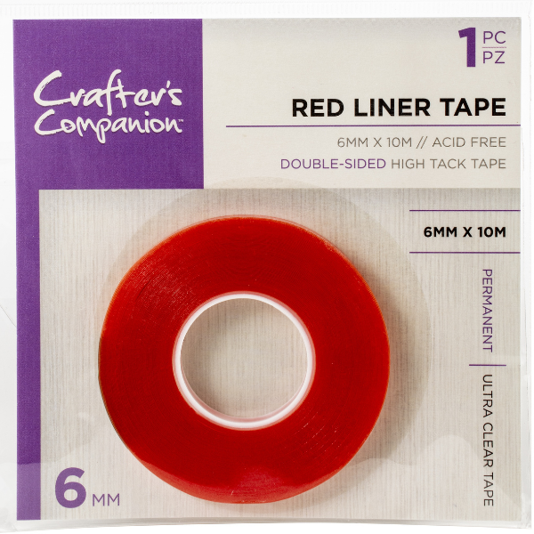 Red Liner Tape | Clear {multiple sizes}