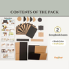 Matchbox Camera 2pk Scrapbook Blanks | Black + Kraft