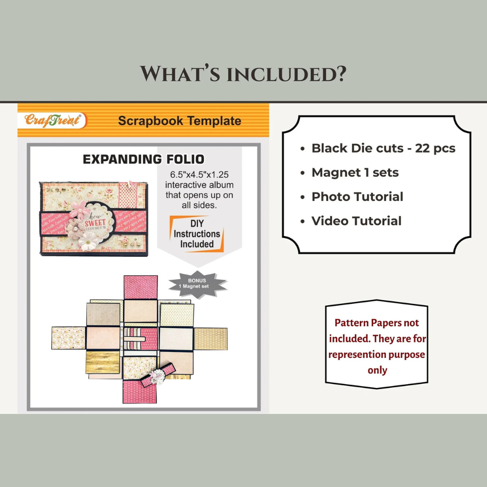 Expanding Folio Scrapbook Blanks | Kraft