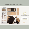 {back soon!} Pocket Tag Mini Album 2pk Scrapbook Blanks | Black + Kraft