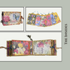 {back soon!} Pocket Tag Mini Album 2pk Scrapbook Blanks | Black + Kraft