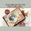 {back soon!} Pocket Tag Mini Album 2pk Scrapbook Blanks | Black + Kraft