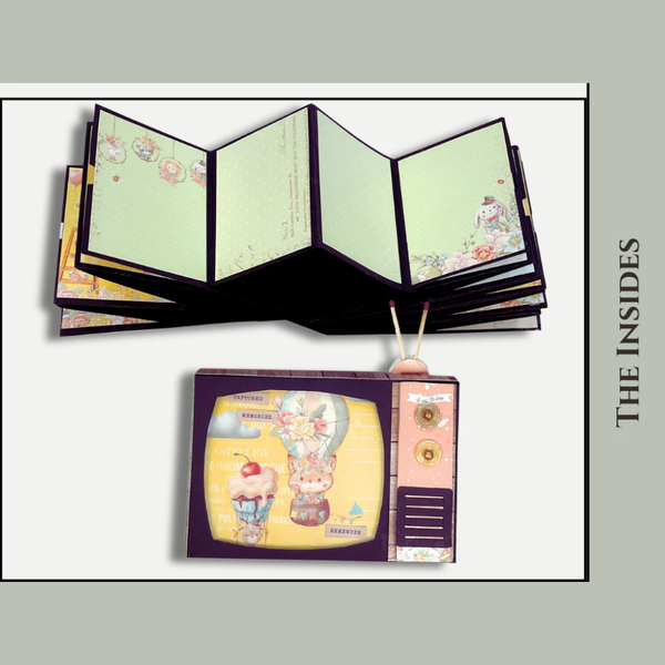 TV Pop Up Mini Album Kit | Black or Kraft
