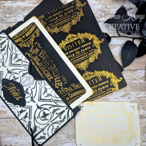 Victorian 6x8 Clear Stamp Set | Taylor Made Journals
