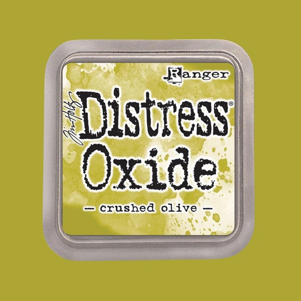 #26 Crushed Olive Distress Oxide Pad