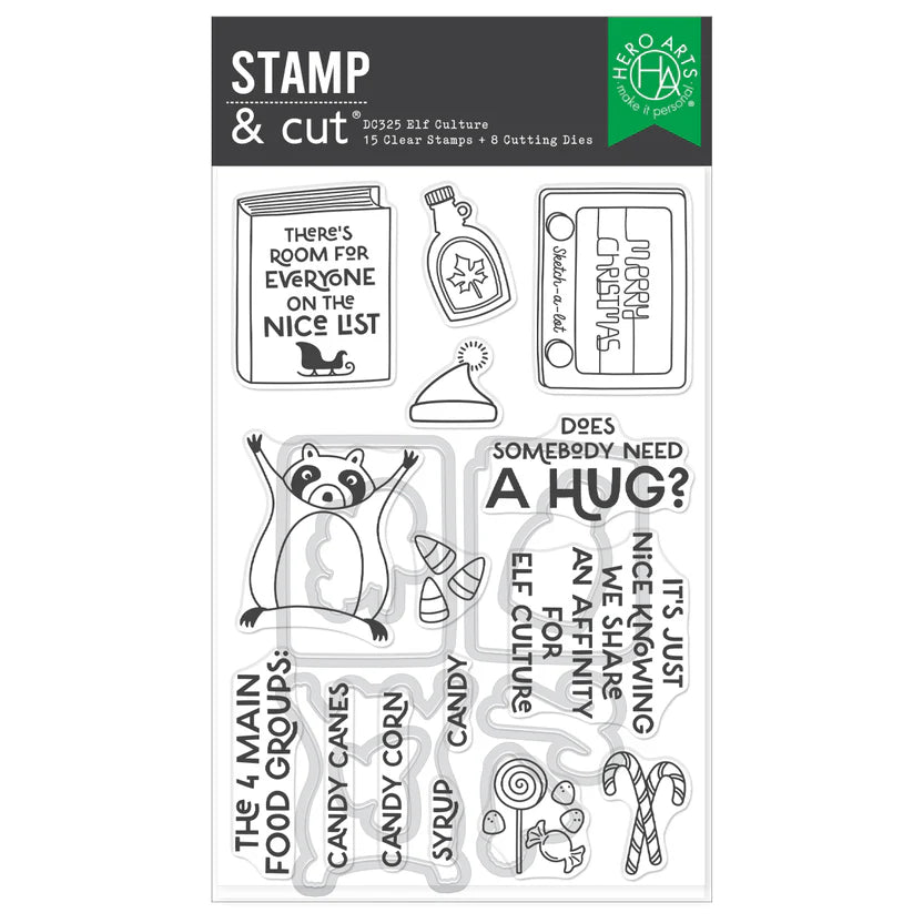 Elf Culture Stamp + Cut Set | Yule Fuel Collection