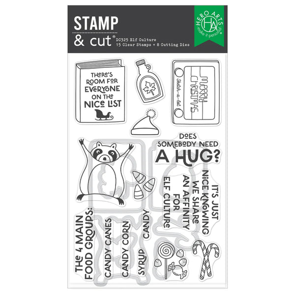 Elf Culture Stamp + Cut Set | Yule Fuel Collection