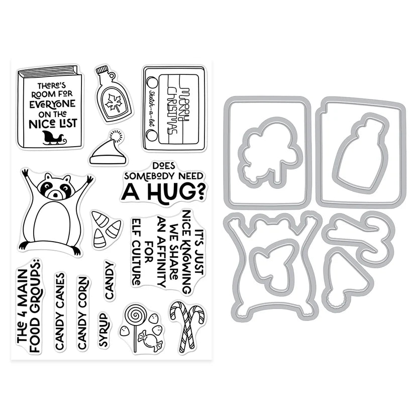 Elf Culture Stamp + Cut Set | Yule Fuel Collection