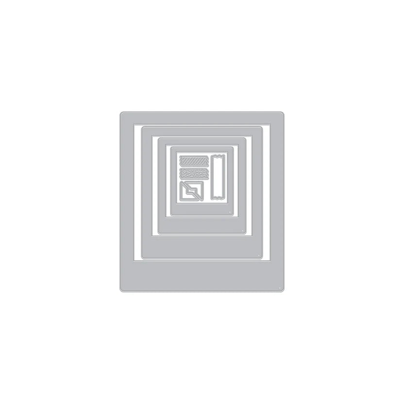 Journaling Photo Frame Infinity Nesting Dies