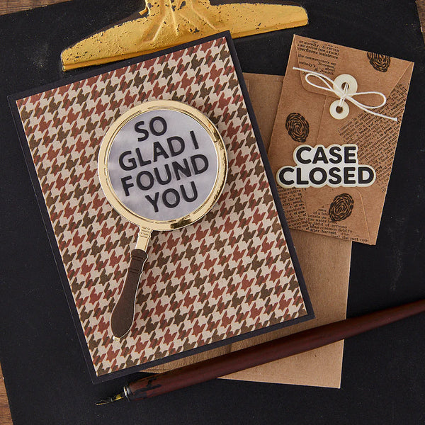Houndstooth Layering Stencils | Case Closed