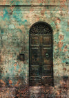 Antique Door with Scrollwork II A3 Rice Paper