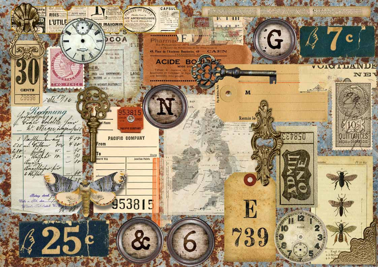 :UTILISATION EN MAGASIN : Papier de riz Passing Time A3
