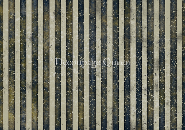 Dainty and the Queen Festive Stripes A4 Rice Paper