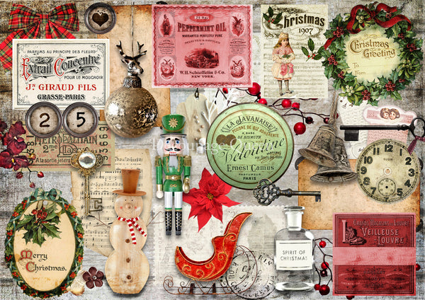 The Spirit of Christmas Rice Paper {multiple sizes}