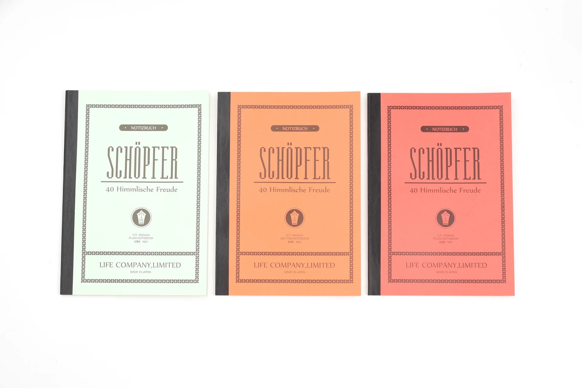 Life Schöpfer A5 Notebooks
