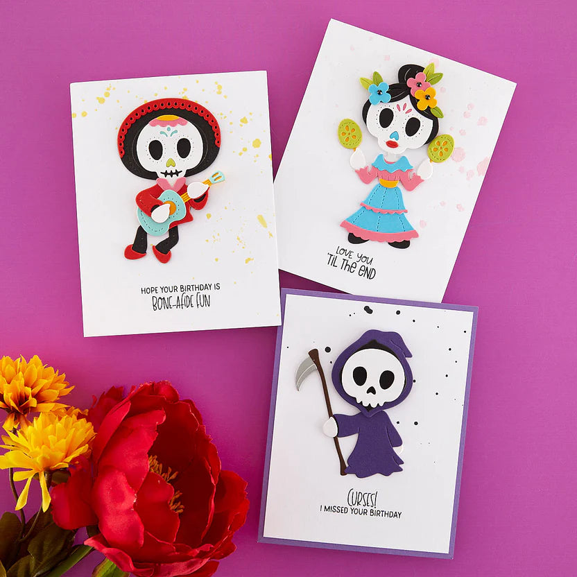 Dancin' Day of the Dead Etched Dies