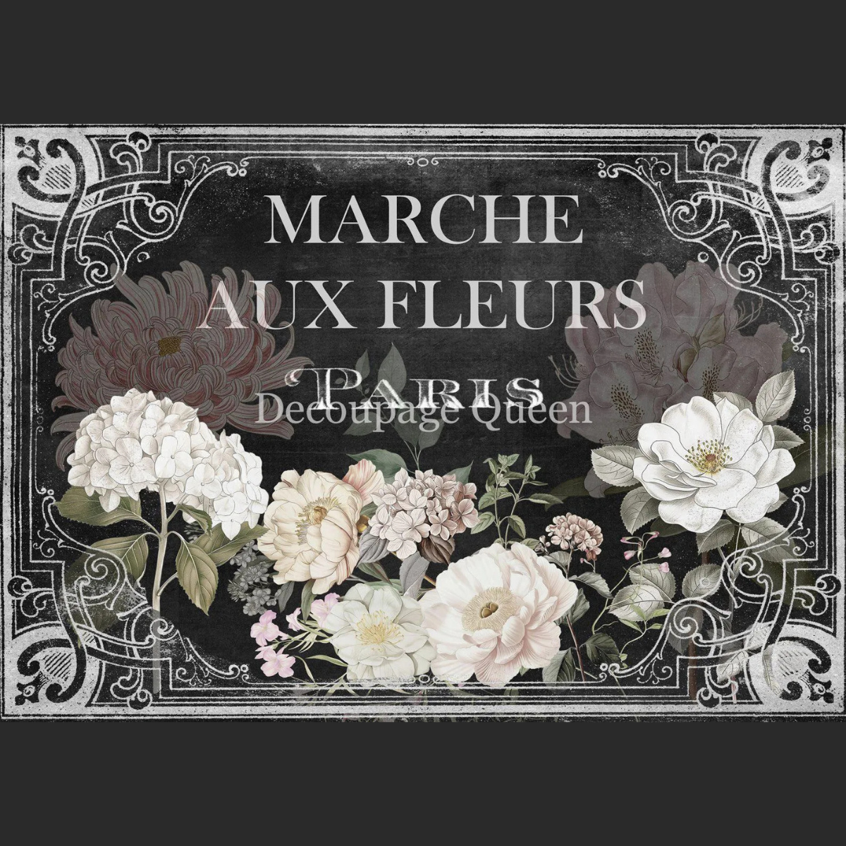 Marche Aux Fleurs A4 or A3 Rice Paper