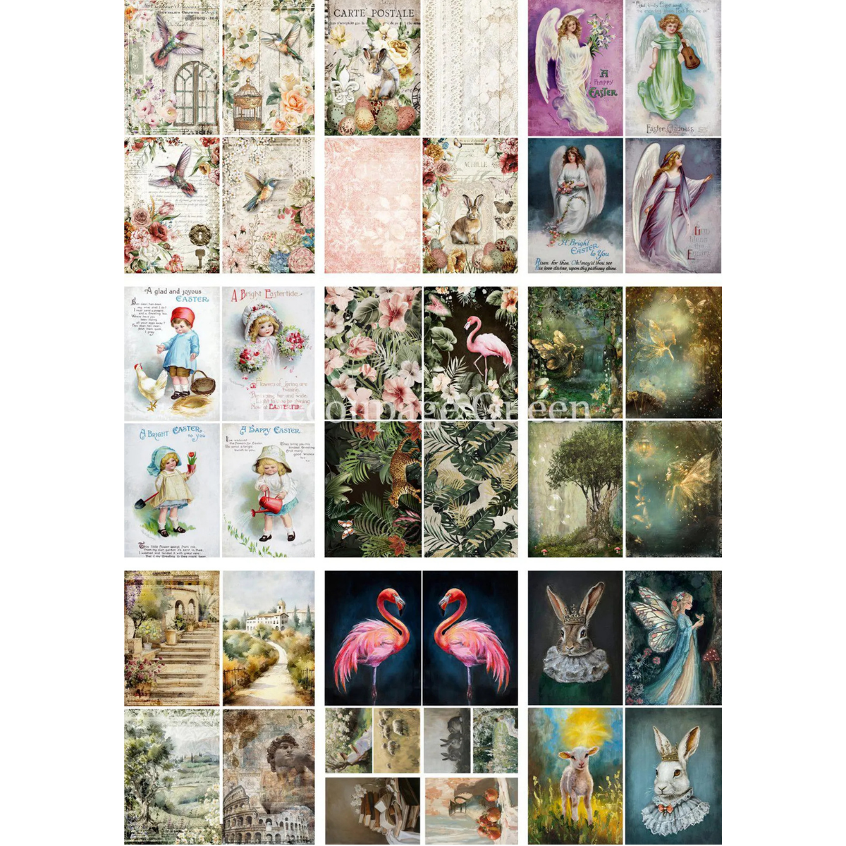 Spring 2025 Minis A4 or A3 Decoupage Rice Paper