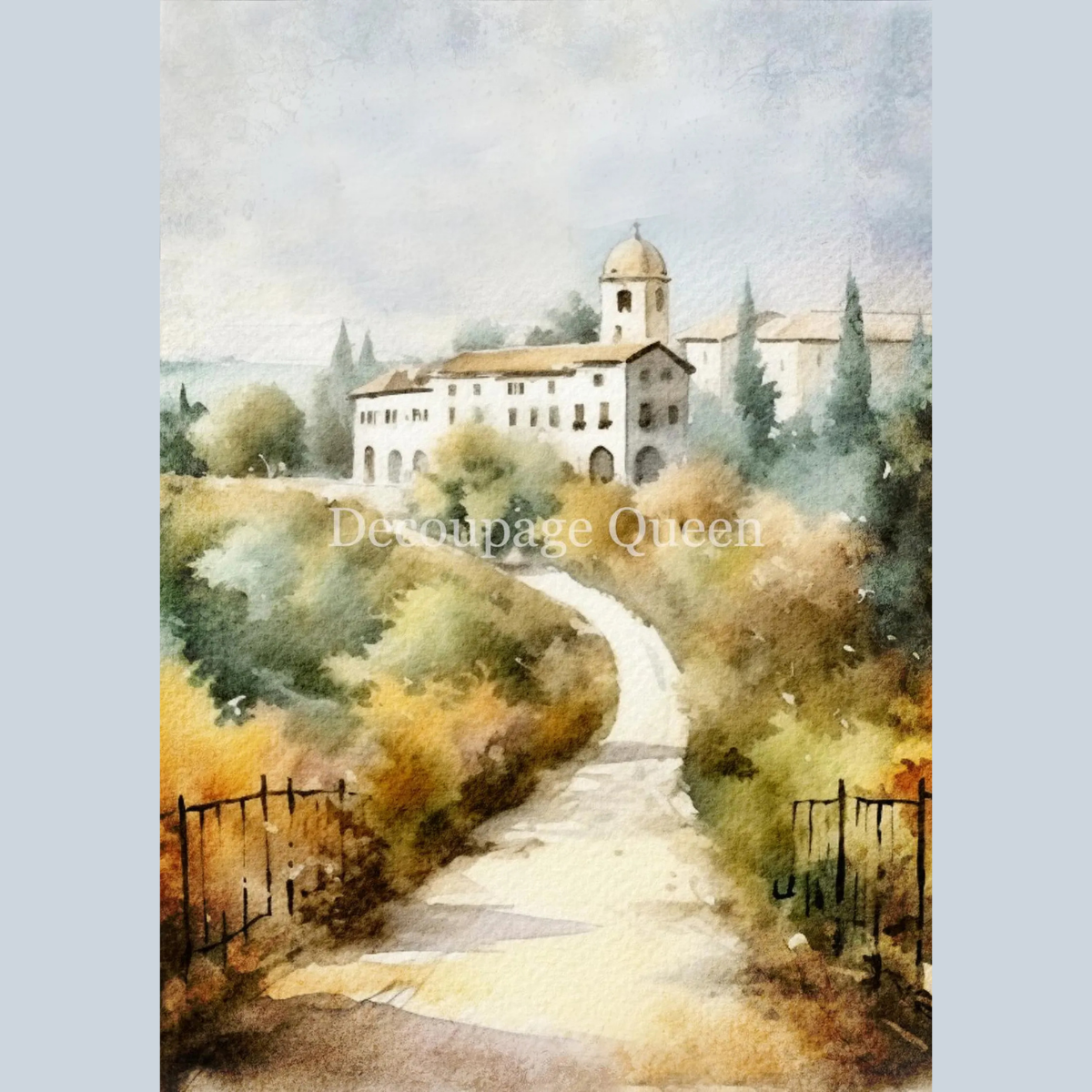 Tuscan Villa A4 Decoupage Rice Paper