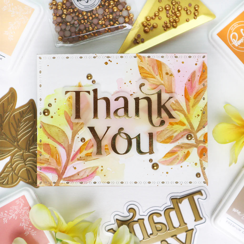 Thank You Die & Hot Foil Plate Set
