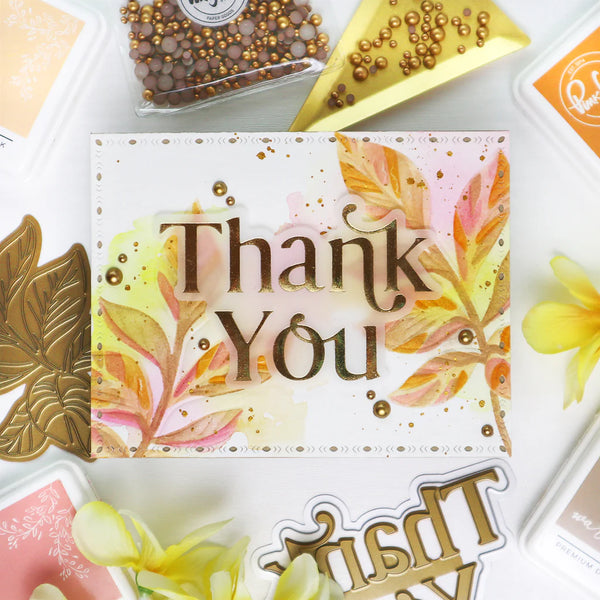 Thank You Die & Hot Foil Plate Set