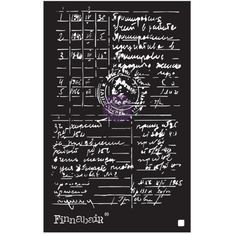 Documented 6x9 Stencil | Finnabair
