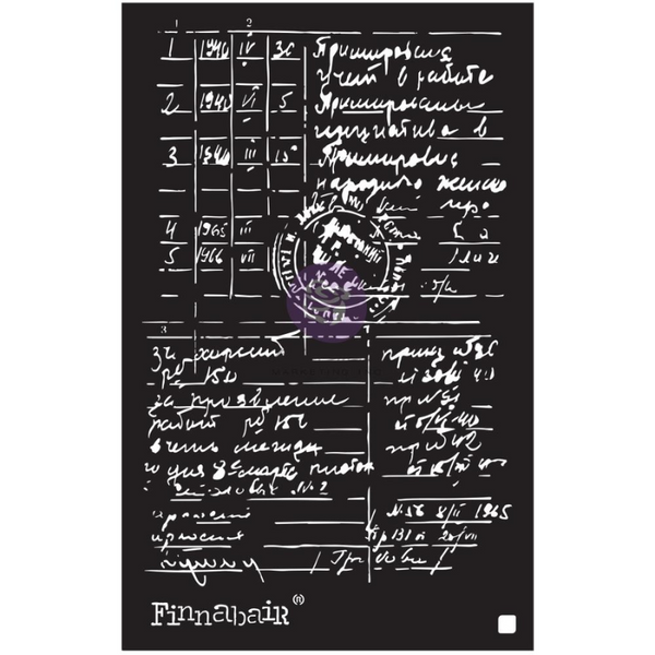 Documented 6x9 Stencil | Finnabair