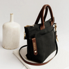 Dot Signature Canvas + Leather Handbag {clearance}