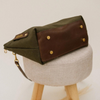 Dot Signature Canvas + Leather Handbag {clearance}