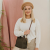 Dot Signature Canvas + Leather Handbag {clearance}