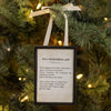 Wonderful Life Sign Ornament