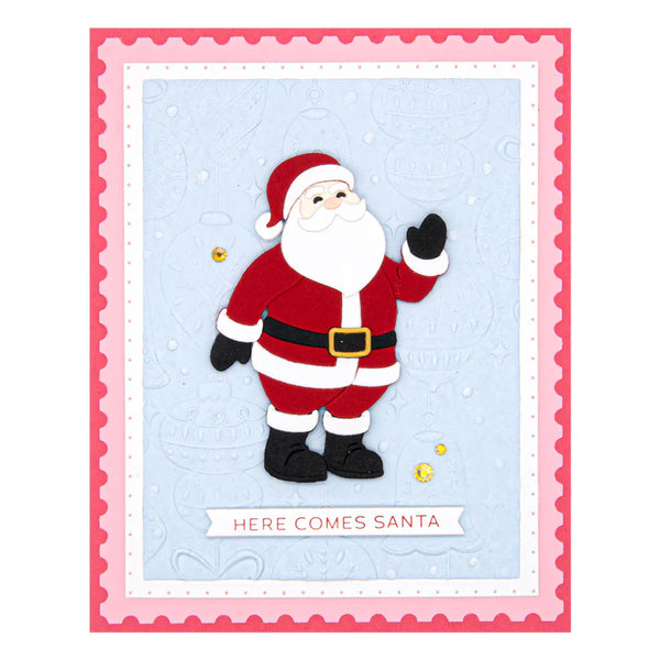 Vintage Ornaments 3D Embossing Folder | Classic Christmas