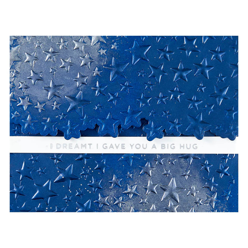 Starry Night 3D Emboss & Cut Folder + Stencil Bundle | Simon Hurley