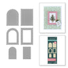 Postage Stamps 3D Emboss & Cut Folder | Holiday Magic