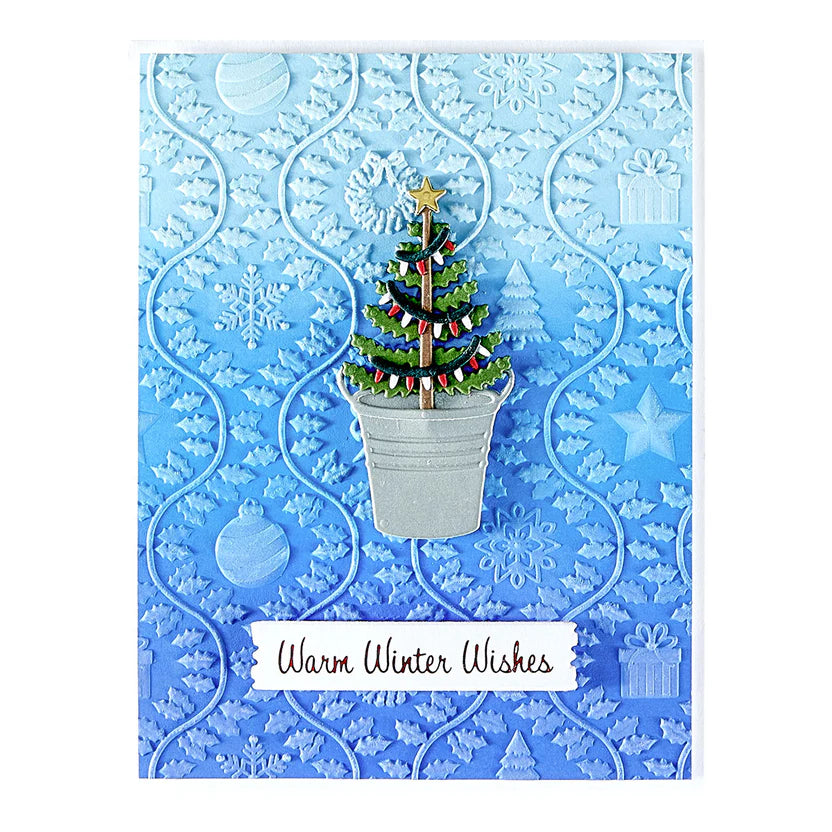 Country Christmas 3D Embossing Folder | Annie Williams