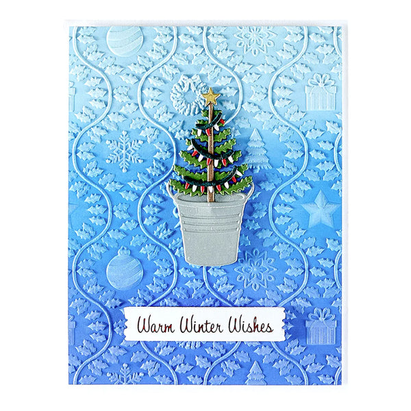 Country Christmas 3D Embossing Folder | Annie Williams