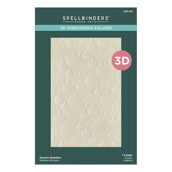 {coming soon!} Season Sparkles 3D Embossing Folder | Merry Mischief