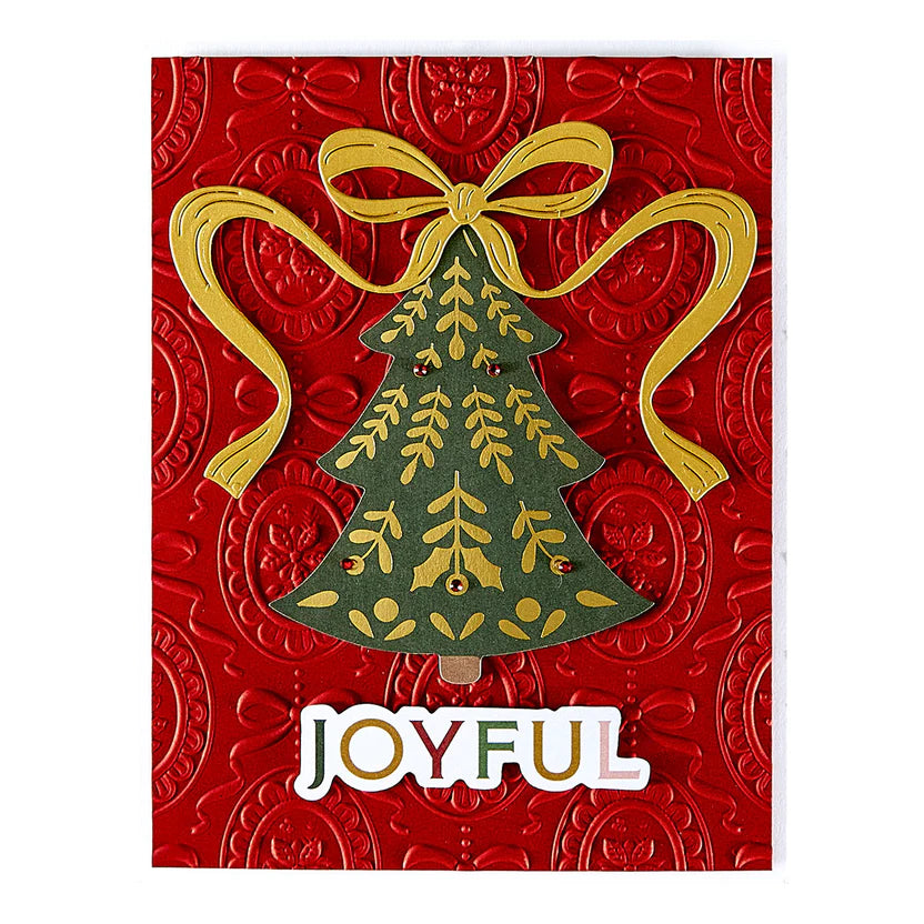 Christmas Cameos 3D Embossing Folder | Merry Moments Collection