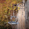 Hanging Crown Bird Feeder with Metal Wall Bracket {Special Order}