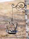 Hanging Crown Bird Feeder with Metal Wall Bracket {Special Order}