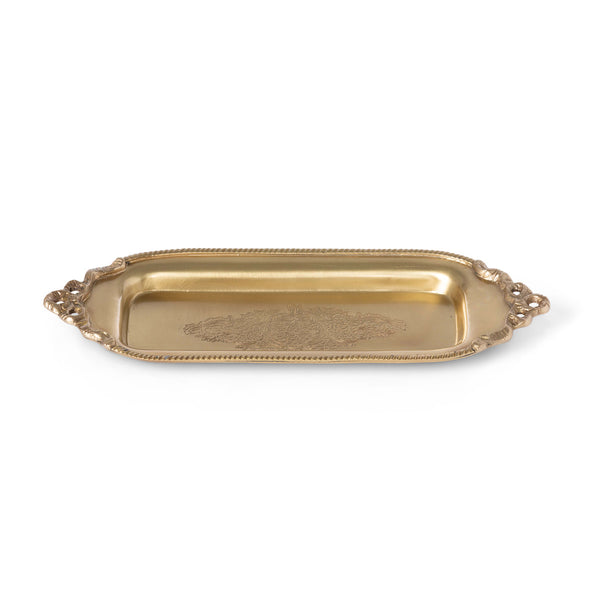 Antique Brass Tip Tray