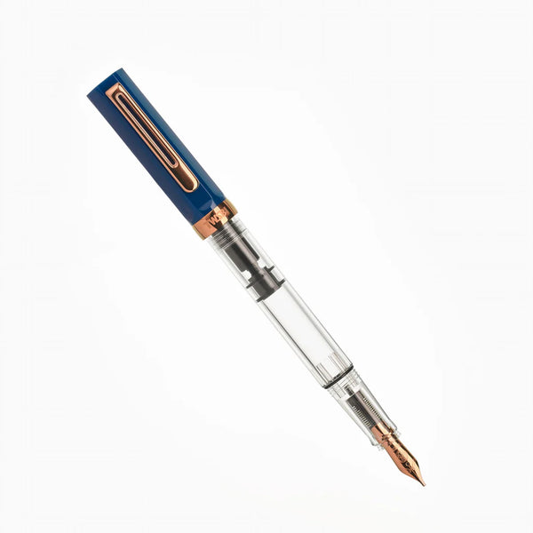 {back soon!} Indigo Blue Eco Fountain Pen w/ Bronze Nib