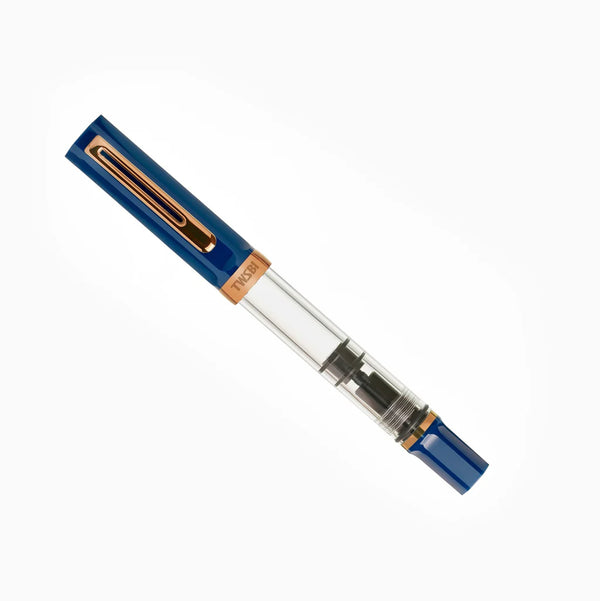 {back soon!} Indigo Blue Eco Fountain Pen w/ Bronze Nib