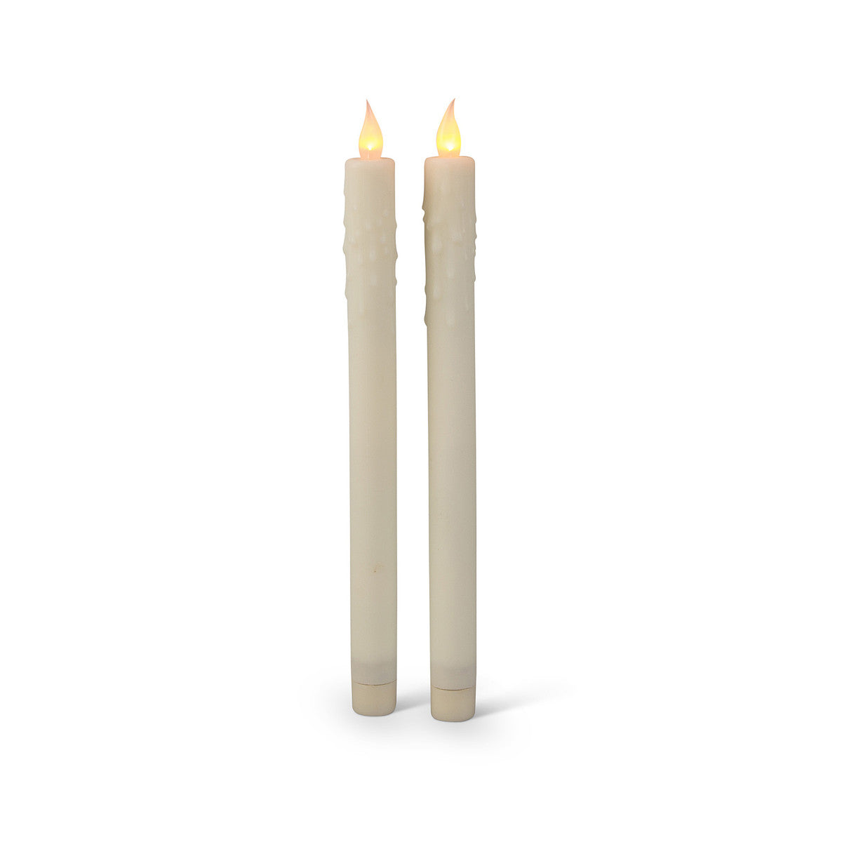 Bougies coniques sans flamme {ensemble de 2}