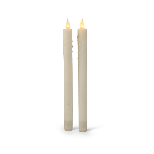 Flameless Taper candles {set of 2}