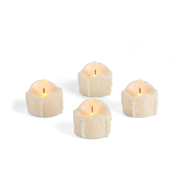 Flameless Tea Lights {set of 4}