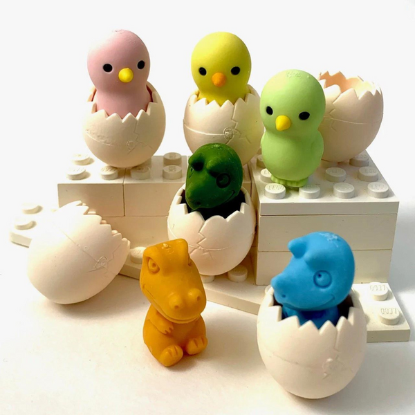 Baby Dino & Chick Erasers