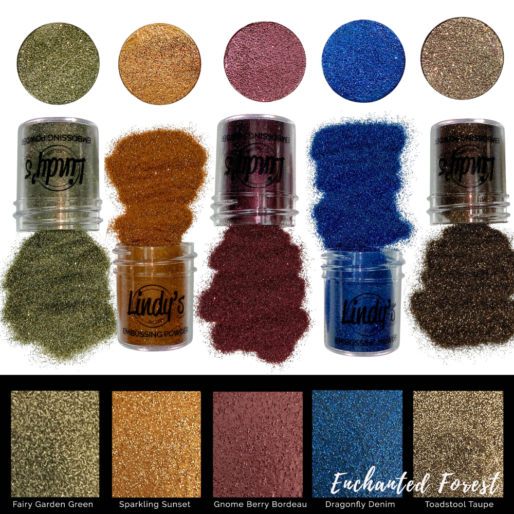 Enchanted Garden Glitter Embossing Powders