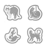 Cat Etched Paper Clips | Midori