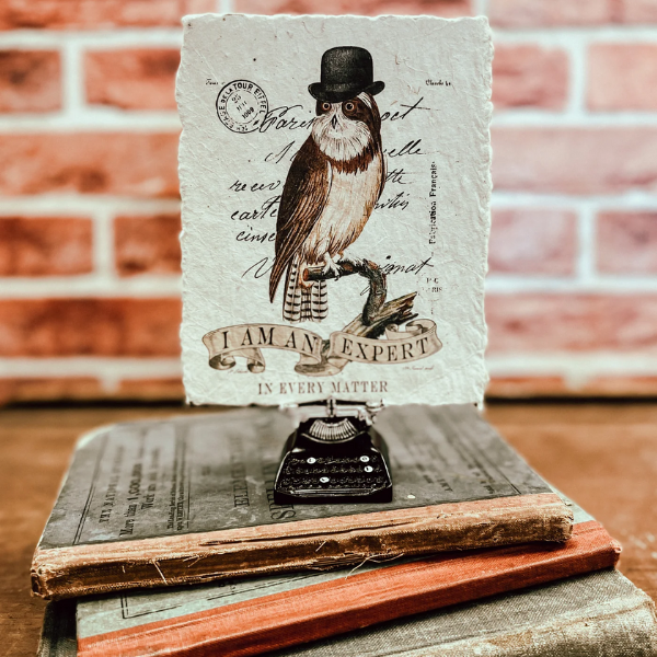 Mini Art Print on Handmade Paper {multiple designs}